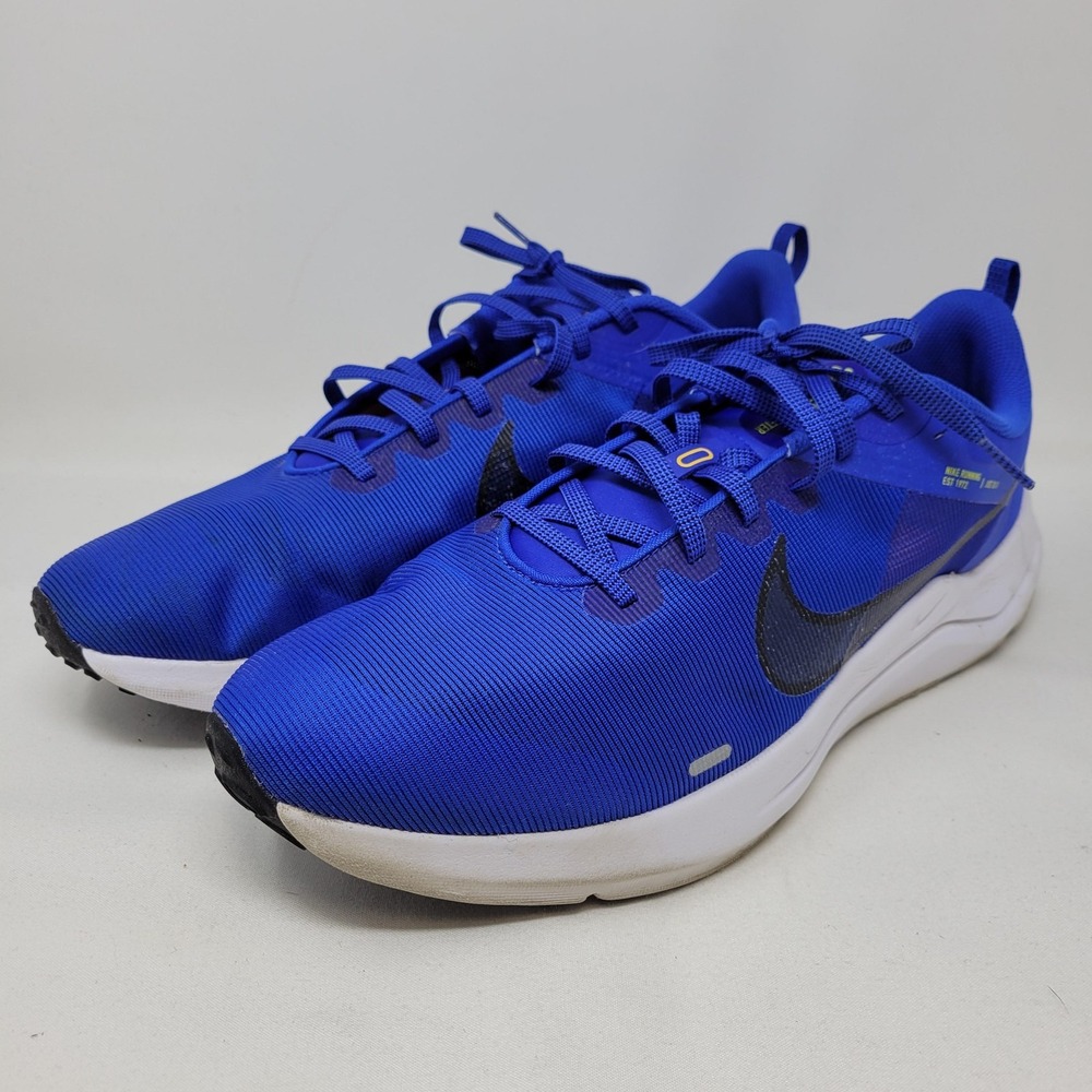 Nike Downshifter 12 Shoes Mens Size 14 Blue DD9293-402 Running Sneakers